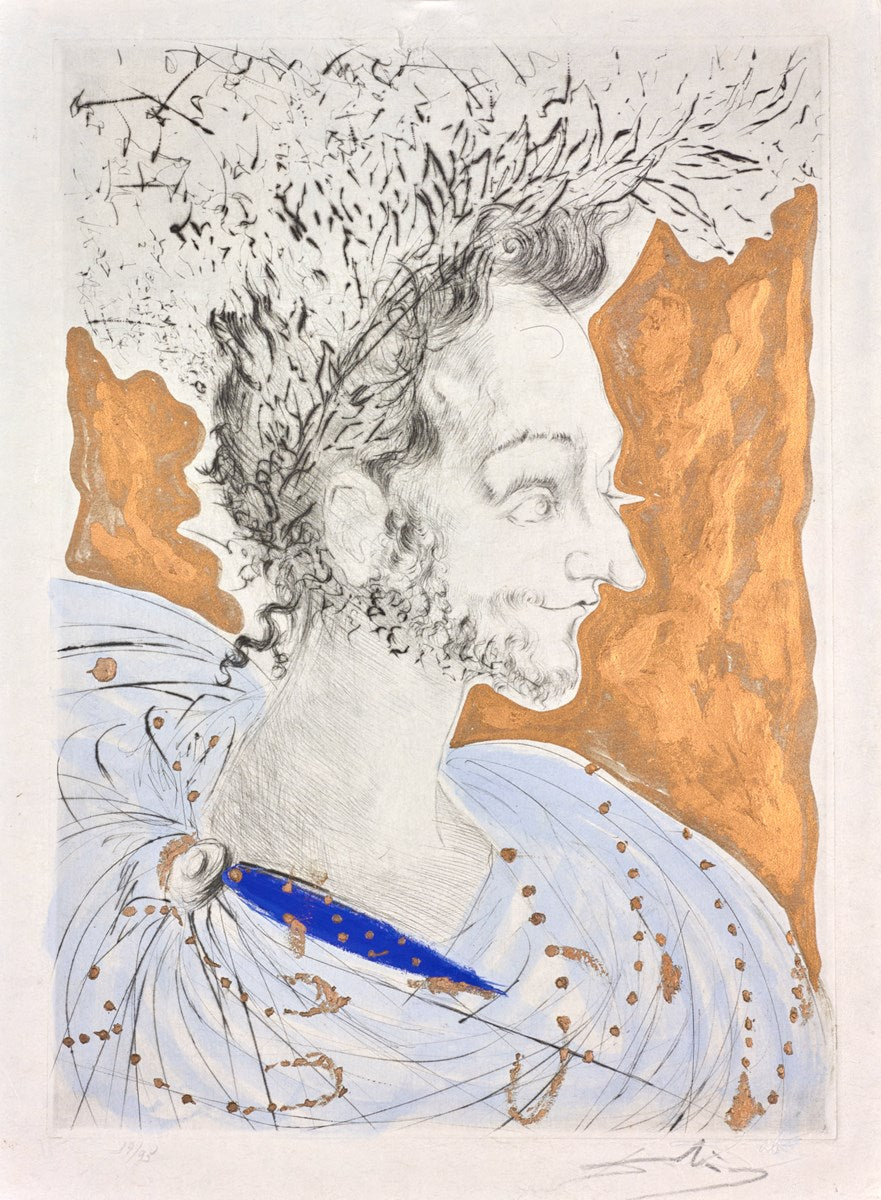 Portrait de Ronsard, from Les Amours de Cassandre ,1968