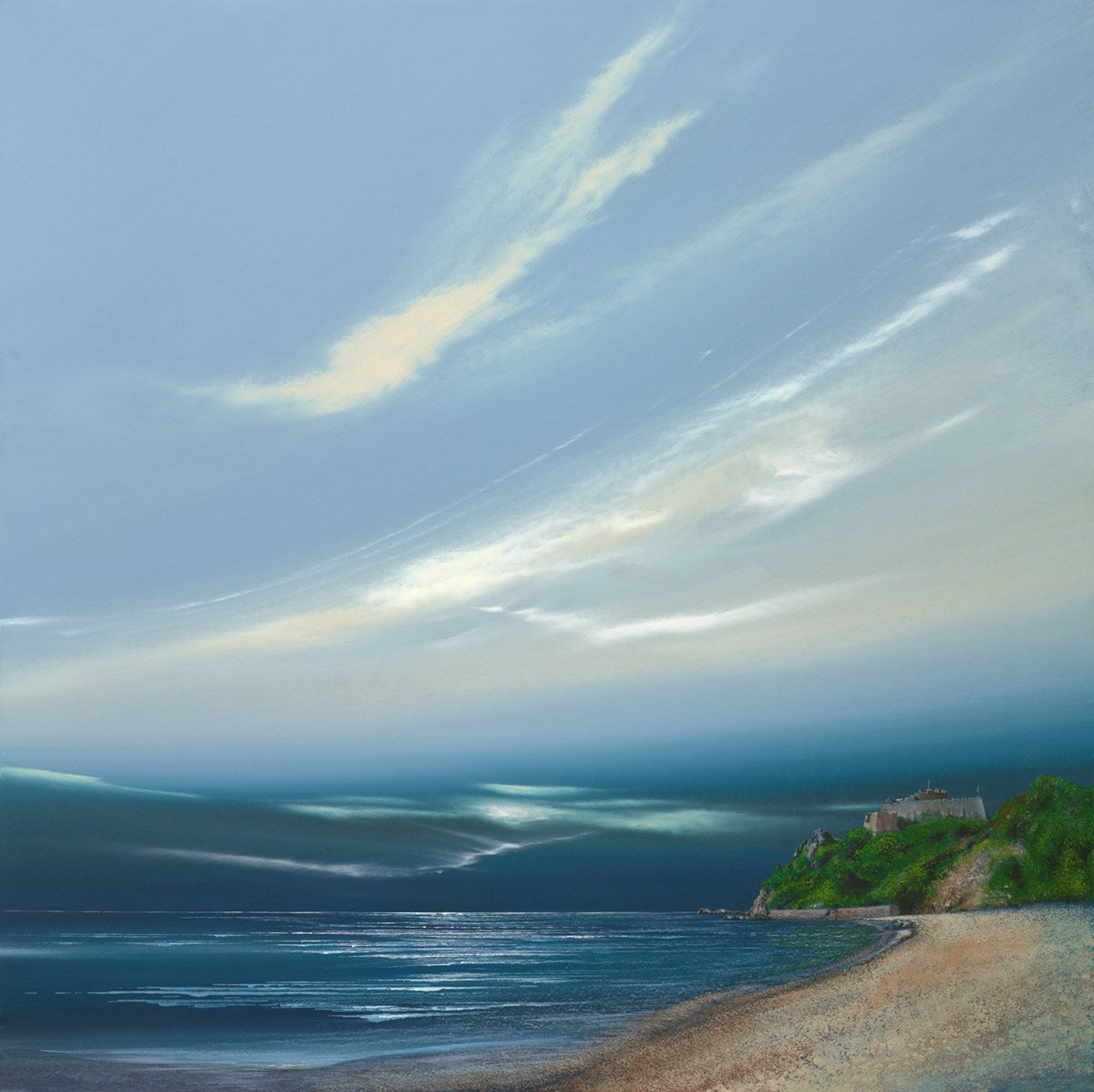 View of the Mont Orgueil