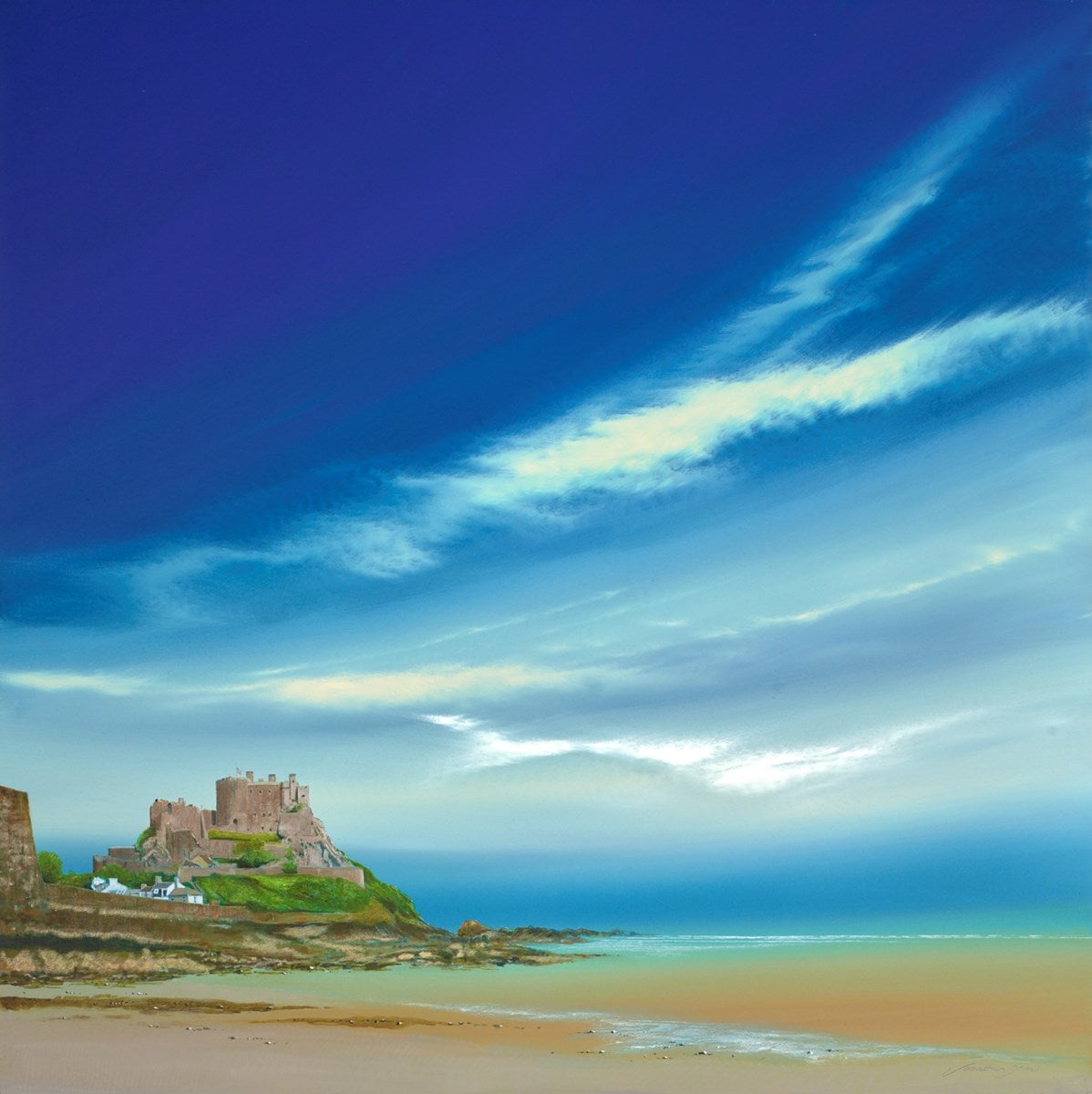 The castle on the beach