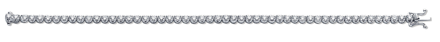 18ct White Gold 4.00ct Diamond Tennis Bracelet