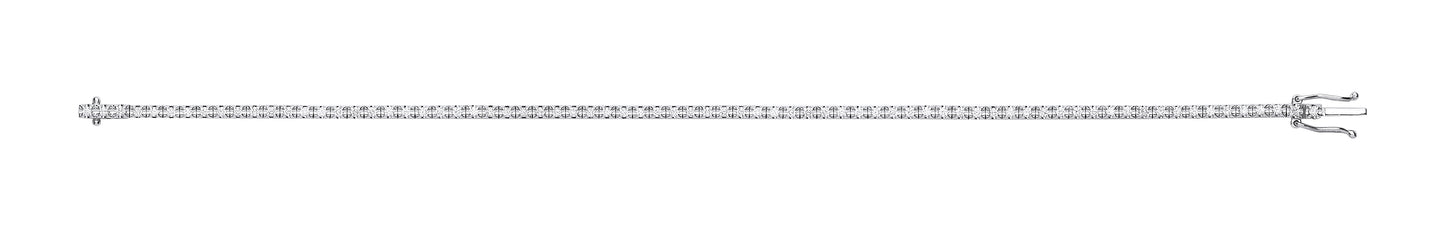 18ct illusion Set 0.75ct tennis bracelet