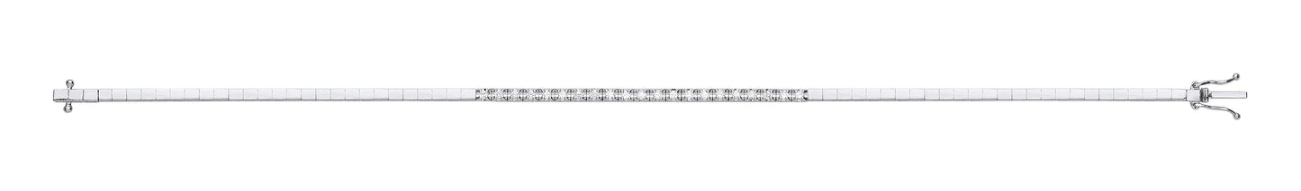 9ct White gold half eternity 0.33ct tennis bracelet