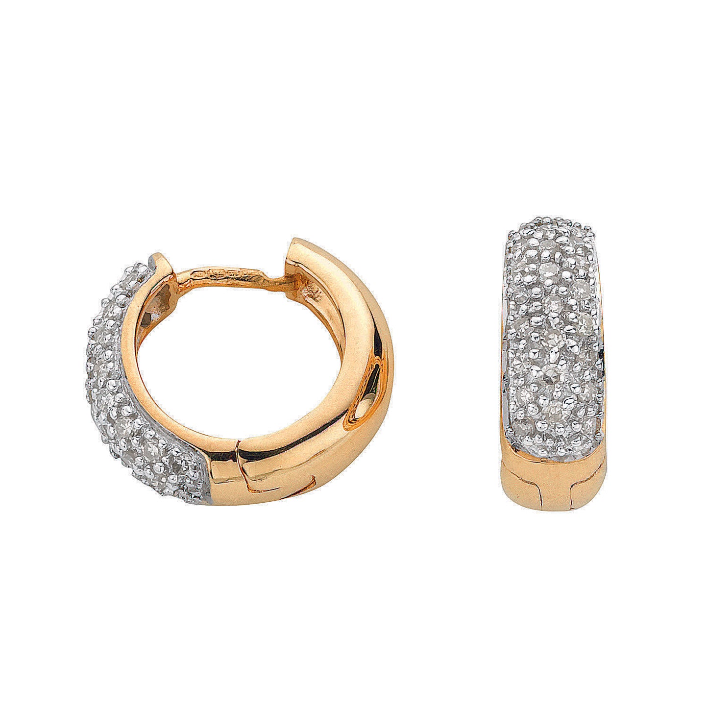 9ct Gold 0.42ct Diamond Earrings