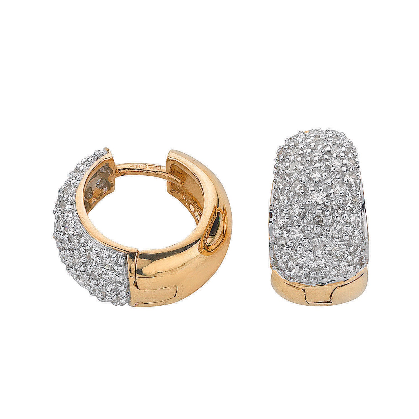 9ct Gold 0.55ct Diamond Earrings