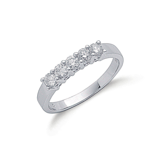 Platinum 0.50ct Diamond Ring
