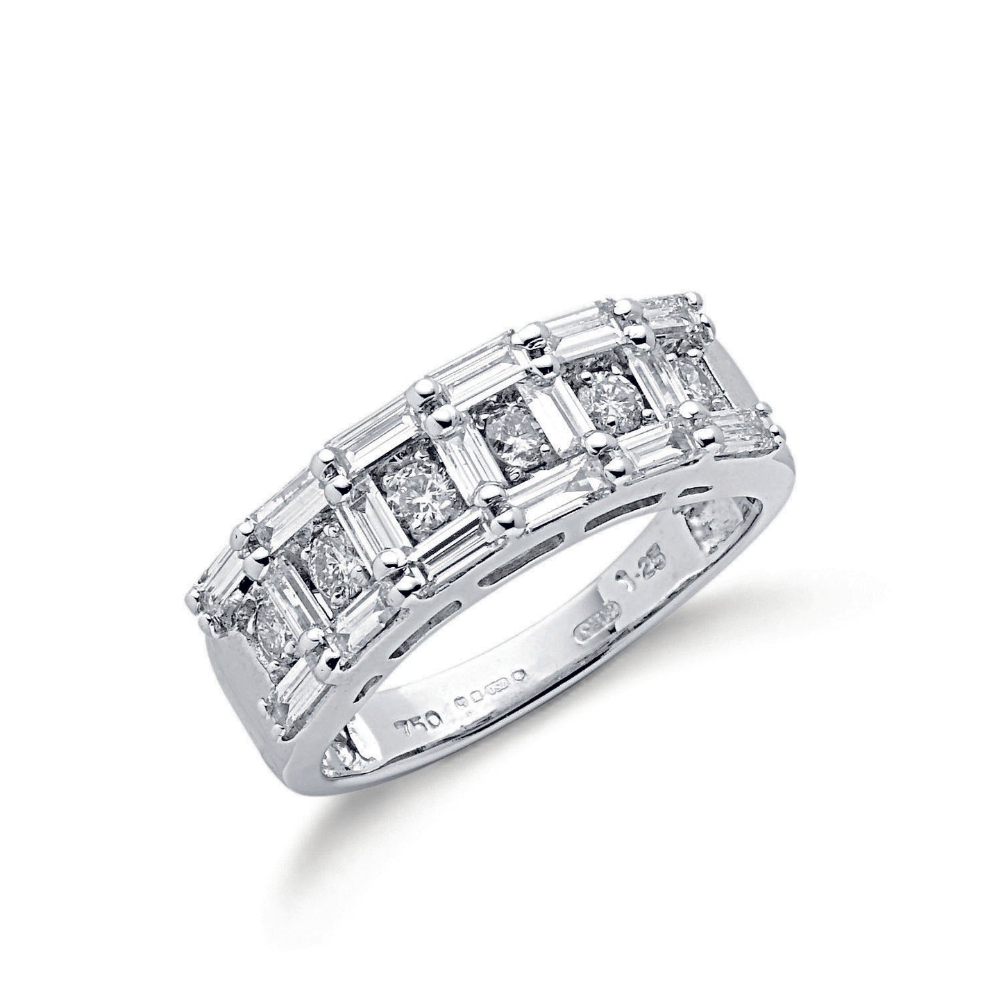 18ct White Gold 1.25ct Diamond Ring