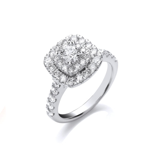 18ct White Gold 1.50ct Diamond Ring