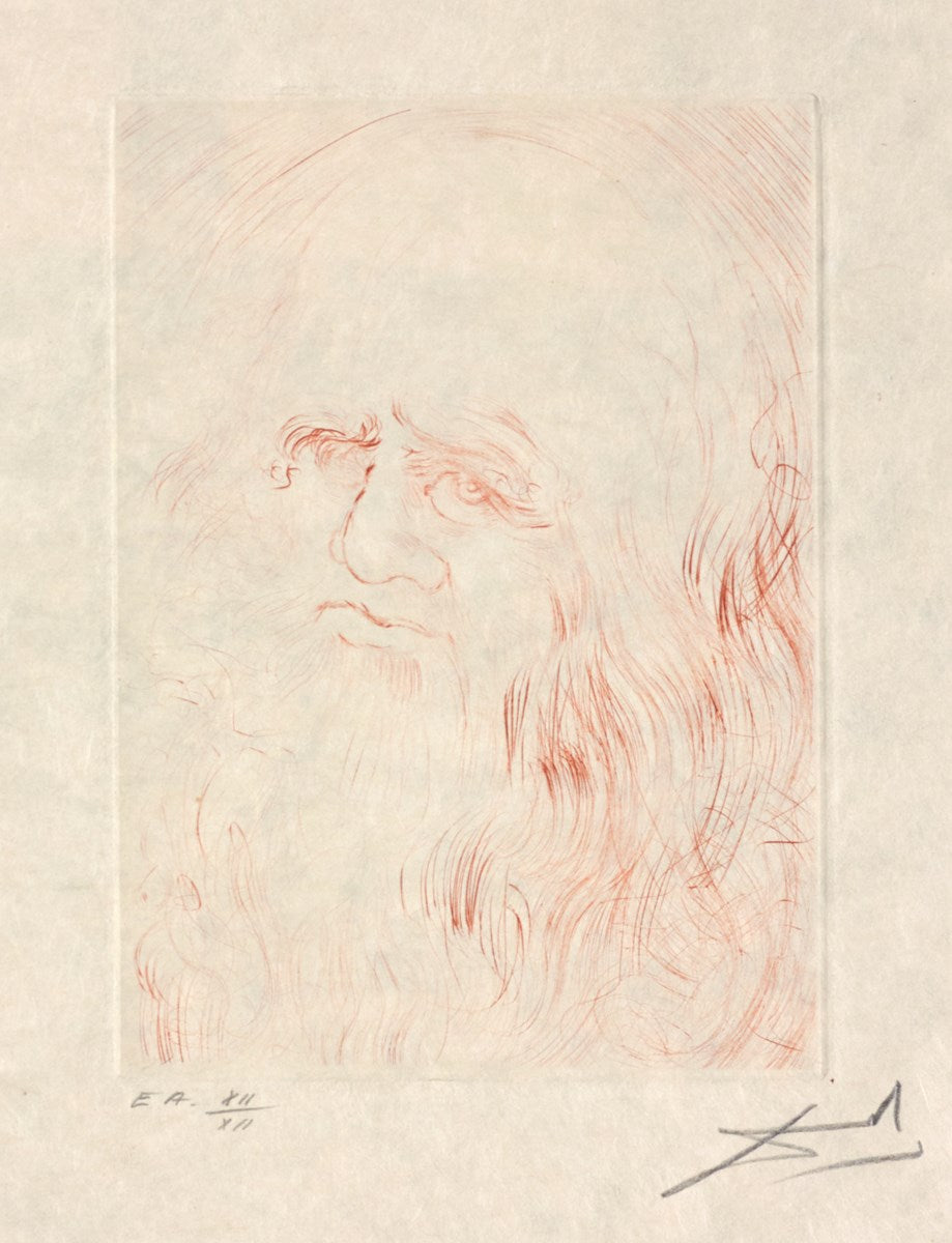 Leonardo da Vinci, from Quinze Gravures ,1968