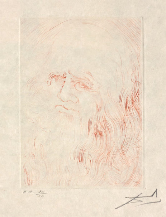 Leonardo da Vinci, from Quinze Gravures ,1968