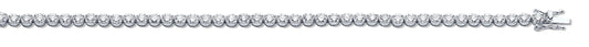 18ct White Gold 7.00ct Diamond Tennis Bracelet