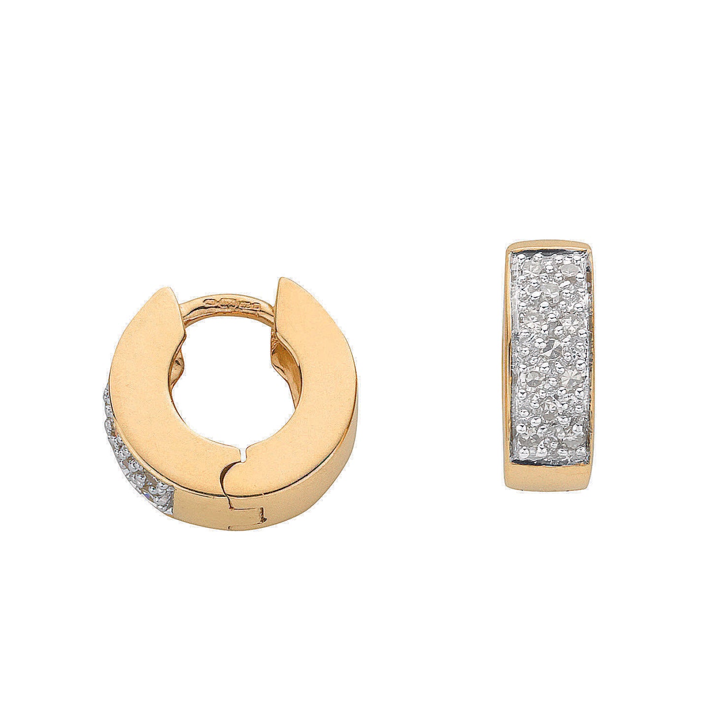 9ct Gold 0.25ct Diamond Earrings