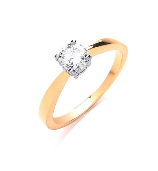 18ct Gold 0.50ct Diamond Engagement Ring