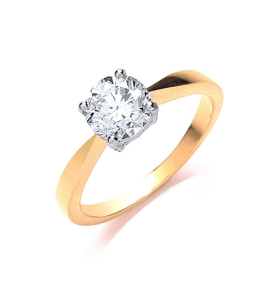 18ct Gold 1.00ct Diamond Engagement Ring