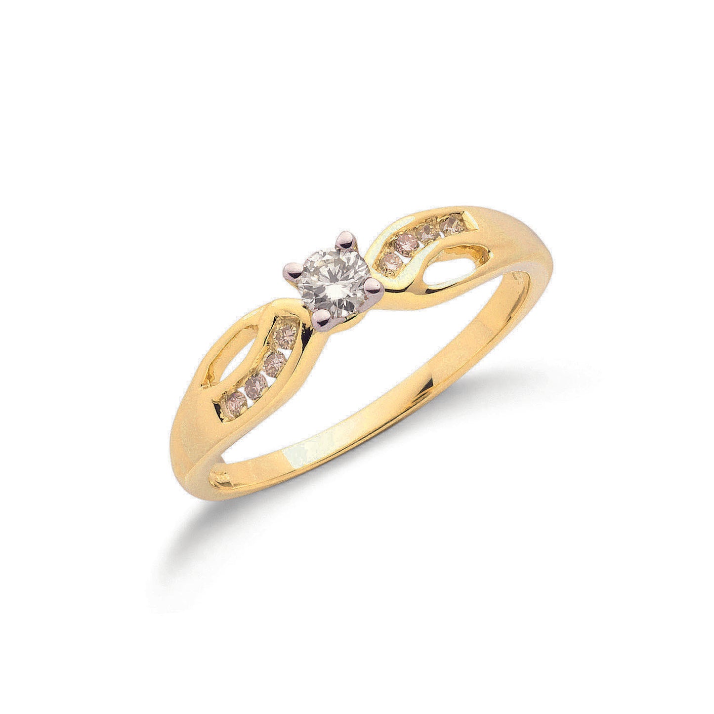 9ct Gold 0.26ct Diamond Ring