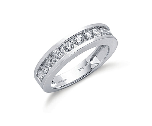 18ct White Gold 1.00ct White Diamond Eternity Ring