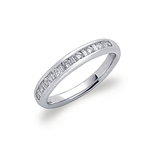 18ct White Gold 0.33ct White Diamond Eternity Ring