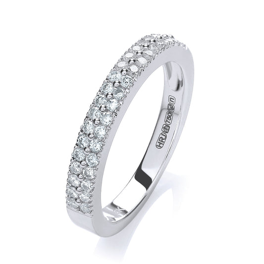 18ct White Gold 0.35ct White Diamond Eternity Ring