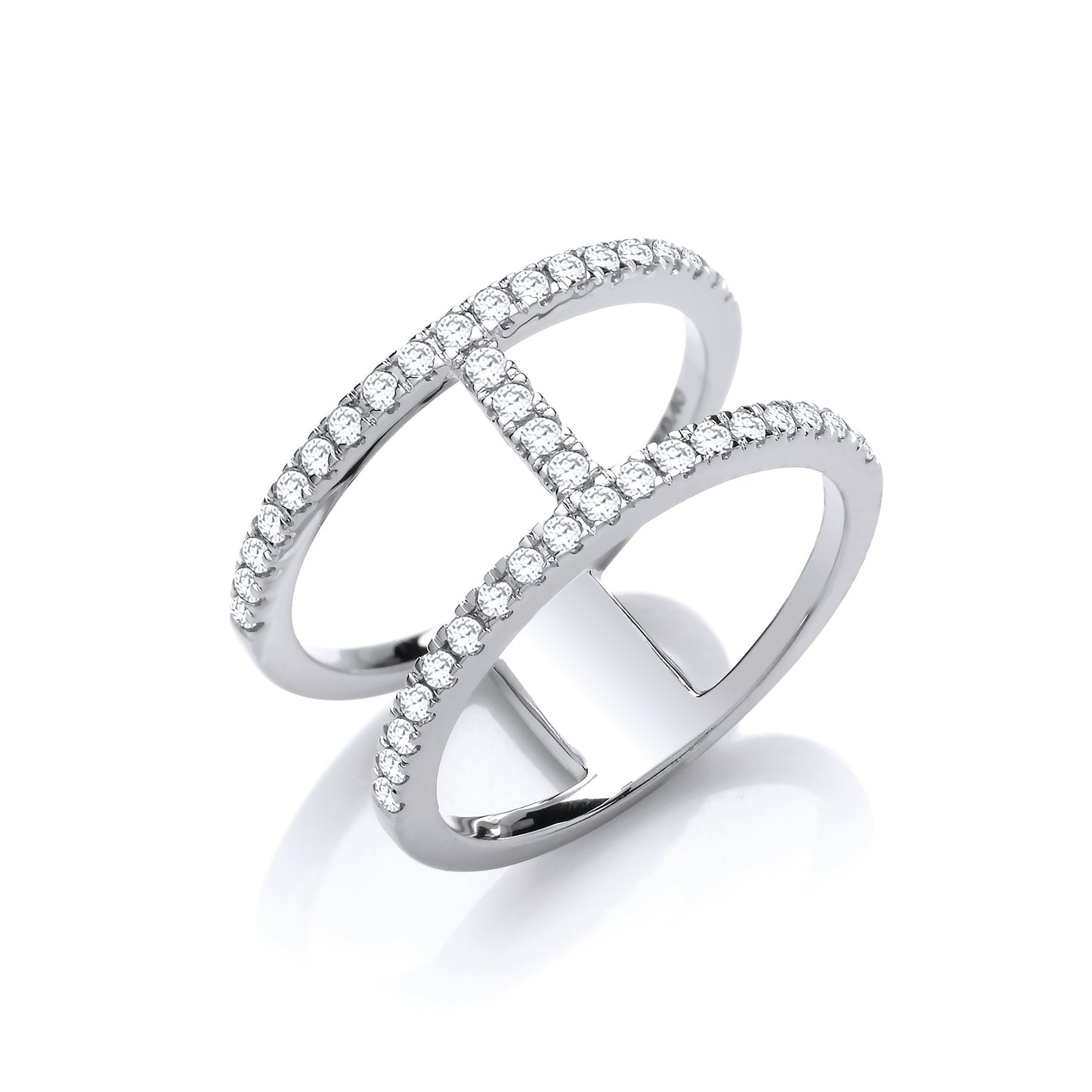 18ct White Gold 0.42ct Diamond Ring