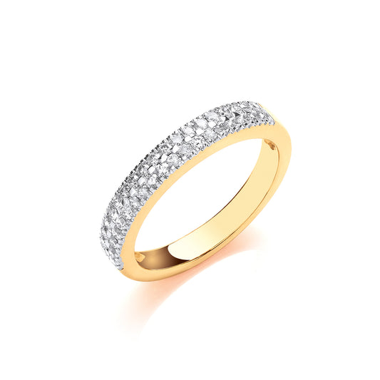 18ct Gold 0.35ct White Diamond Eternity Ring