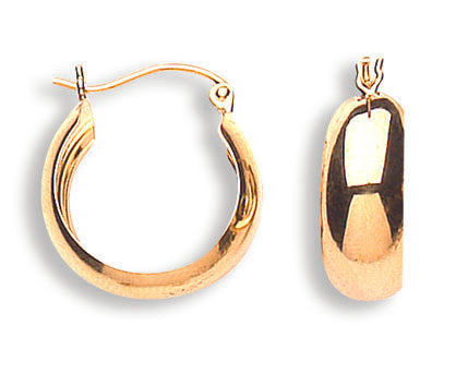 Gold 17mm Hoop Earrings