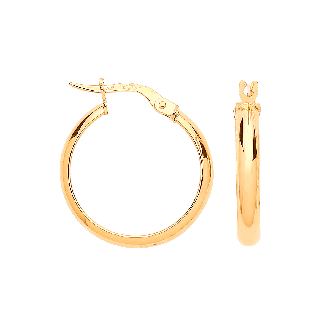 Gold 20mm Hoop Earrings